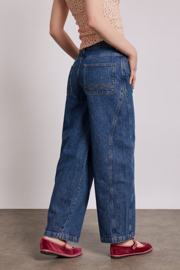 Damson Madder Bottoms | Women | dion jean - washed blue Sale - Image 2
