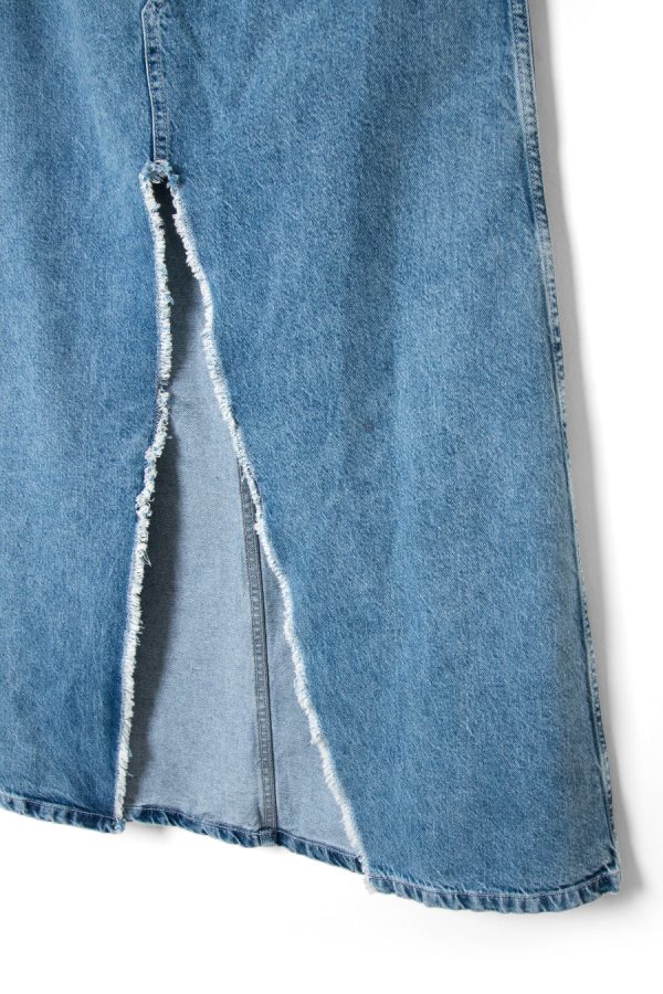 Denim | Women Damson Madder kaia denim maxi skirt Sale - Image 7