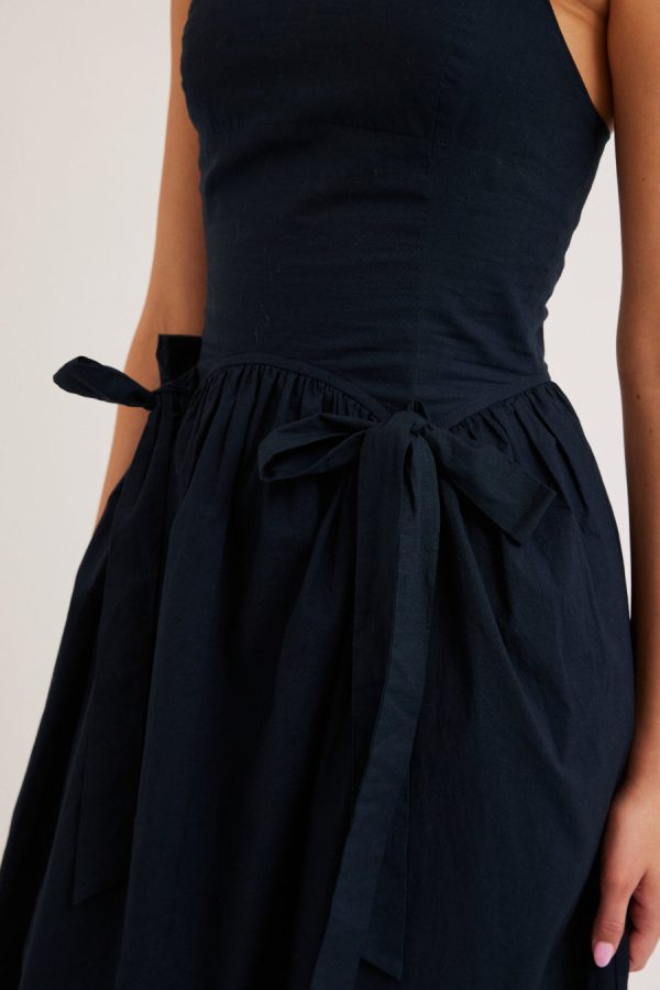 Women Occasion Wear | Damson Madder penelope apron dress - navy Sale - Image 2