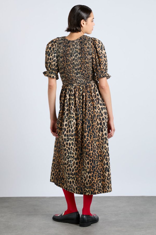 Women bluebelle midi dress - leopard Sale | Dresses Damson Madder - Image 10
