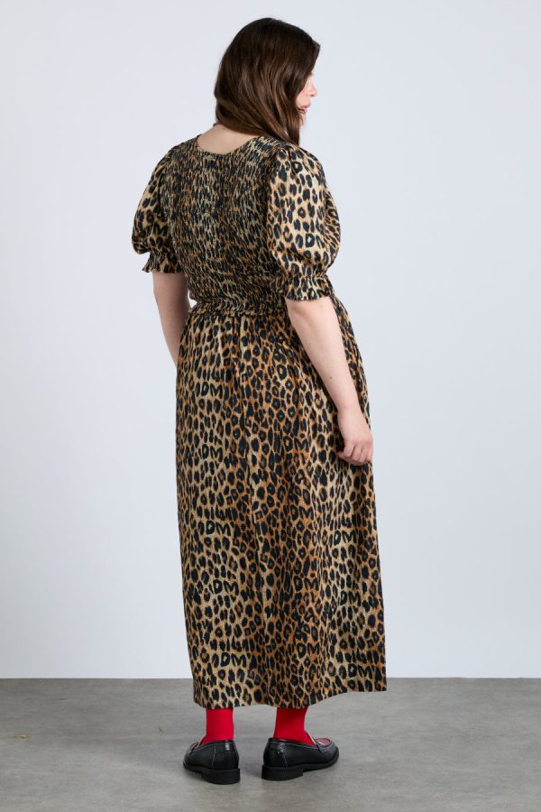 Women bluebelle midi dress - leopard Sale | Dresses Damson Madder - Image 9