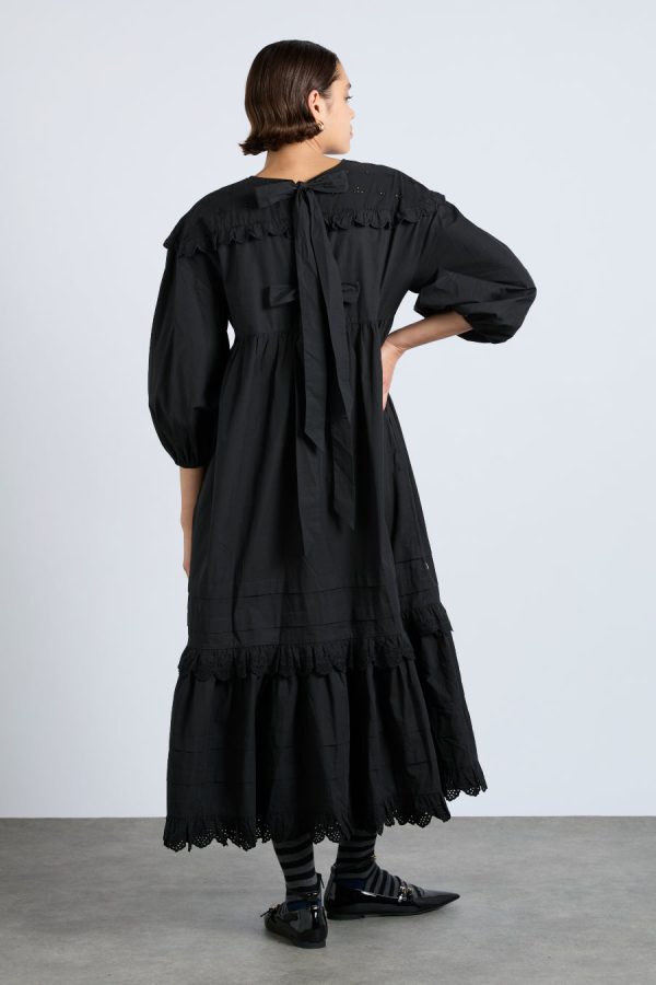 Dresses Damson Madder Women | miriam midi dress - black Sale - Image 2