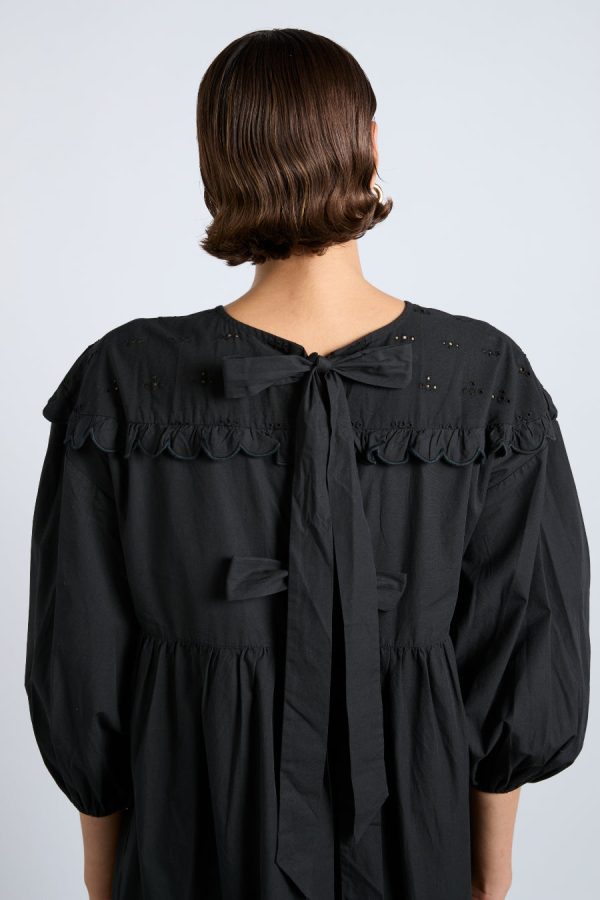 Dresses Damson Madder Women | miriam midi dress - black Sale - Image 3