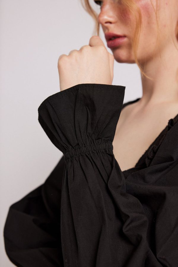 edith midi dress - black Sale Women | Dresses Damson Madder - Image 2