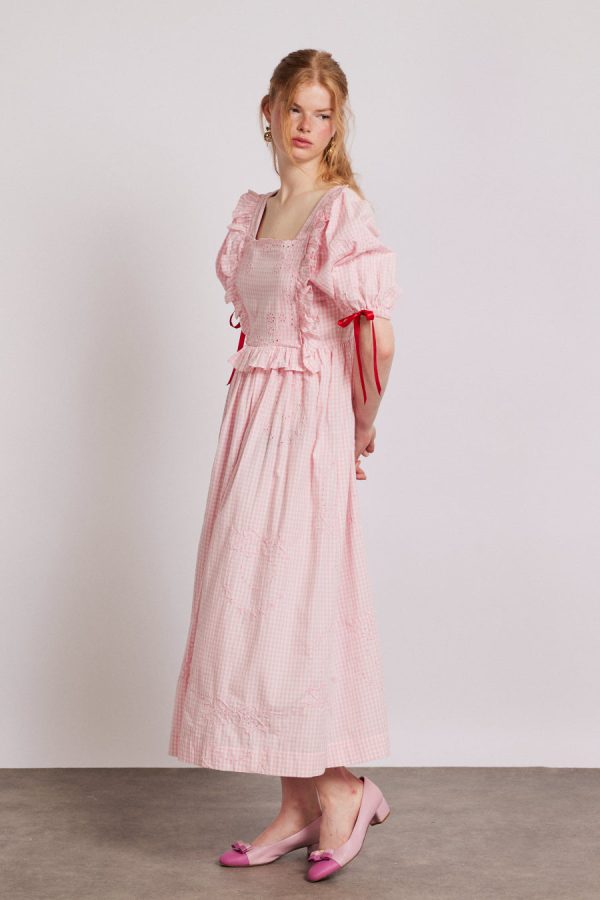 Dresses | Women Damson Madder rhea dress - pink gingham None