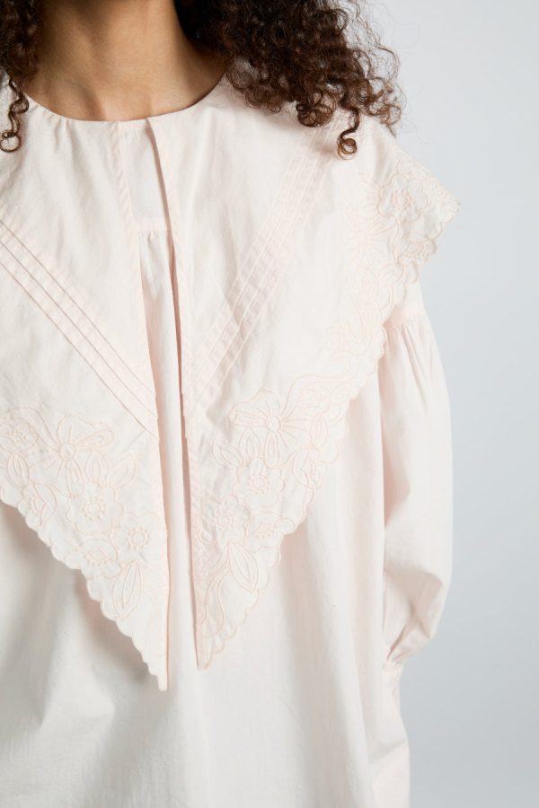 Tops Women | embroidered candy blouse - pink None Damson Madder - Image 7