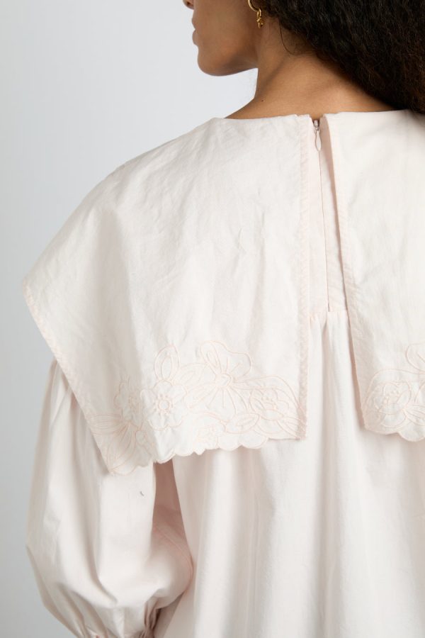 Tops Women | embroidered candy blouse - pink None Damson Madder - Image 4