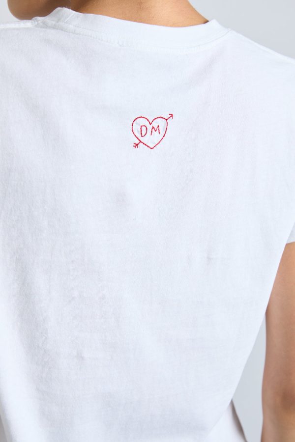 Tops Women | cowboy boot shrunken tee None Damson Madder - Image 2