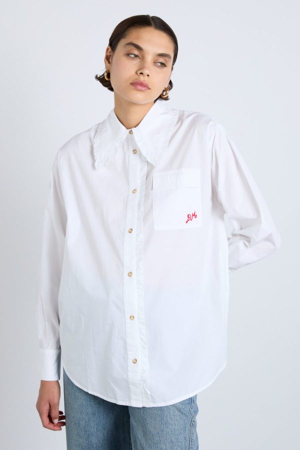 Tops | kendall shirt - white None - Damson Madder Women