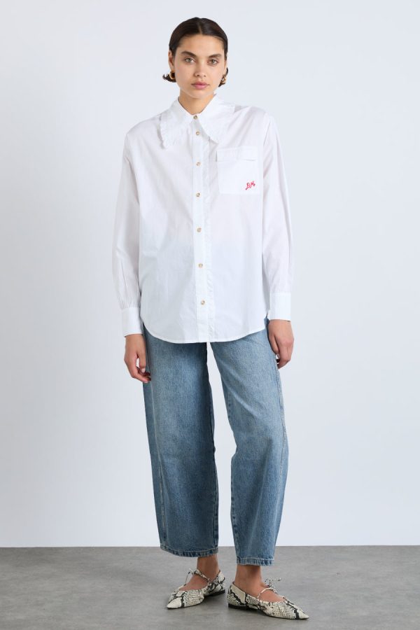 Tops | kendall shirt - white None - Damson Madder Women - Image 2