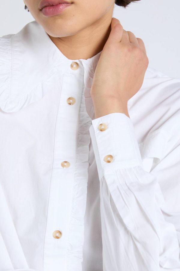 Tops | kendall shirt - white None - Damson Madder Women - Image 4