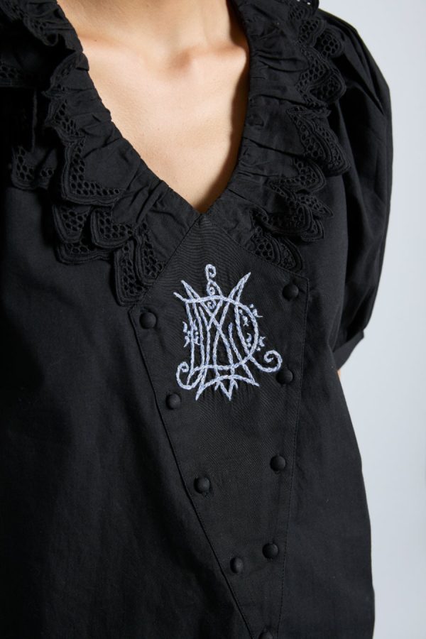 lottie blouse - black None | Tops Damson Madder Women - Image 5