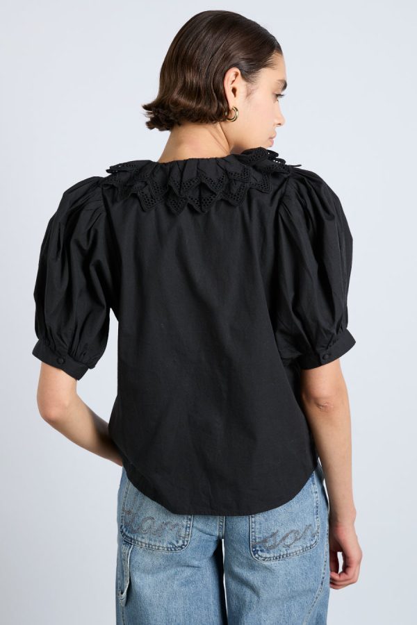 lottie blouse - black None | Tops Damson Madder Women - Image 3