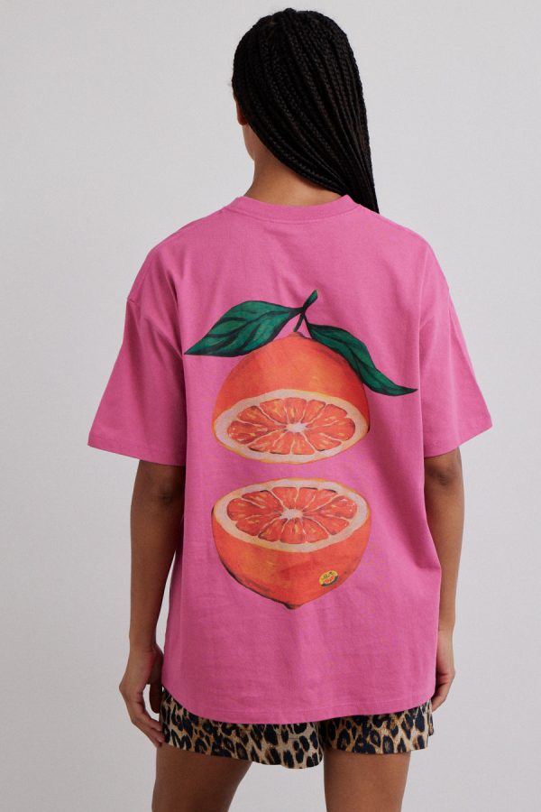 Damson Madder grapefruit tee None | Women Tops