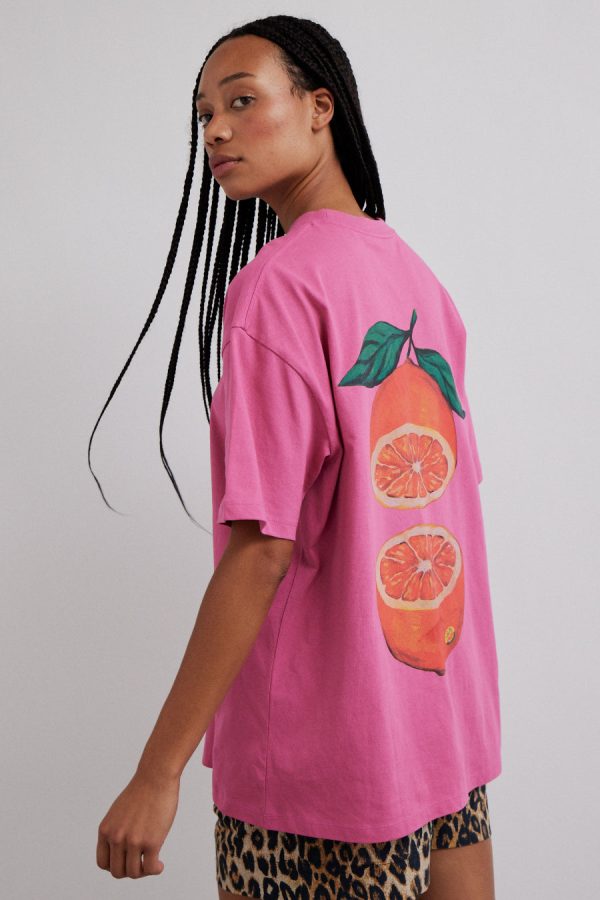Damson Madder grapefruit tee None | Women Tops - Image 2