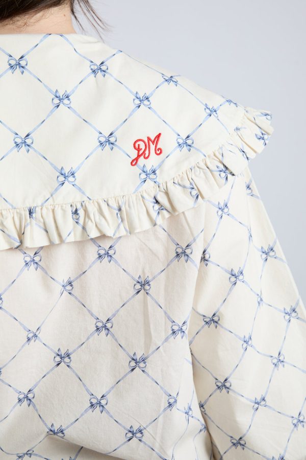 lola blouse - bow print None Women | Tops Damson Madder - Image 2