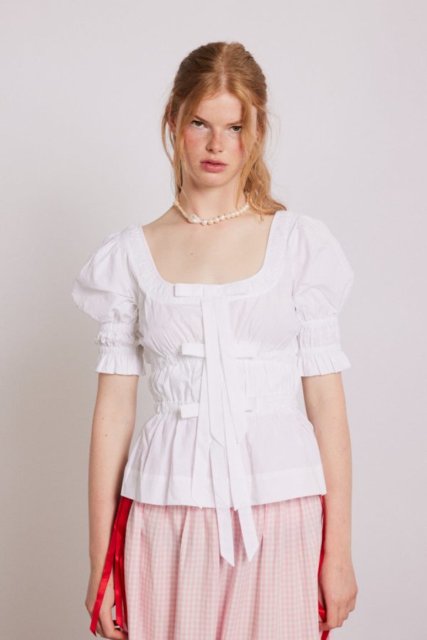 Tops Women | bianca blouse - white None Damson Madder
