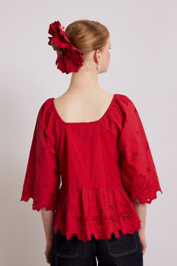 lana blouse - red None | Tops Damson Madder Women - Image 2