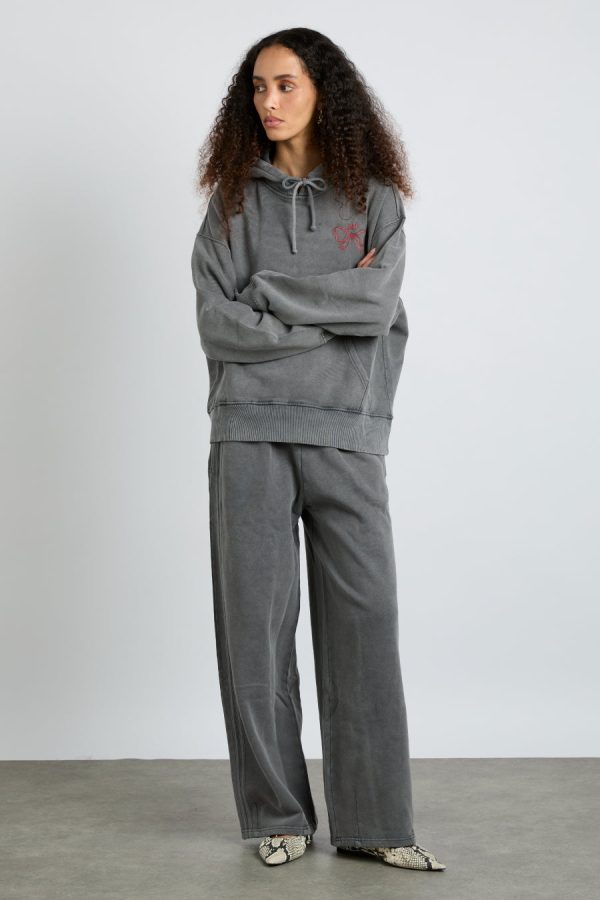 Bottoms | rafe jogger - grey wash None - Damson Madder Women