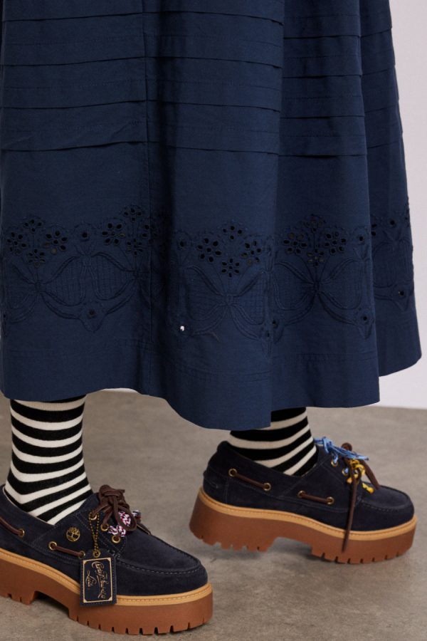 Skirts | kelsey midi skirt - navy None - Damson Madder Women - Image 4