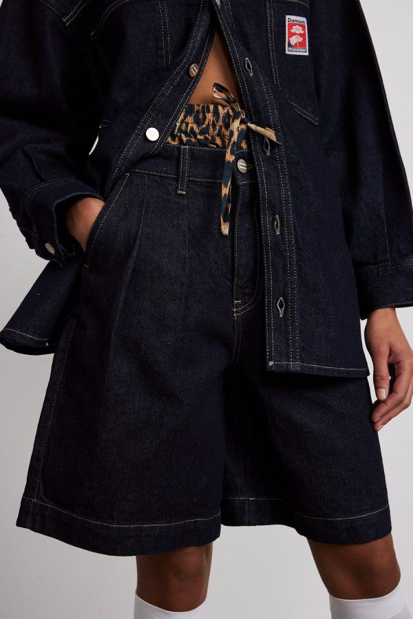Shorts Damson Madder | Women nova jorts - indigo None - Image 3