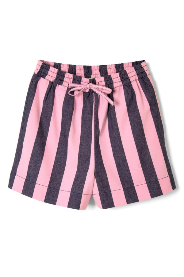 Shorts Damson Madder Women | rafe shorts - blue pink stripe None - Image 3