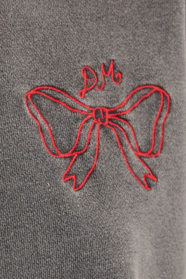 Pullover & Fleeces Women | bow logo crew neck sweat None Damson Madder - Image 2