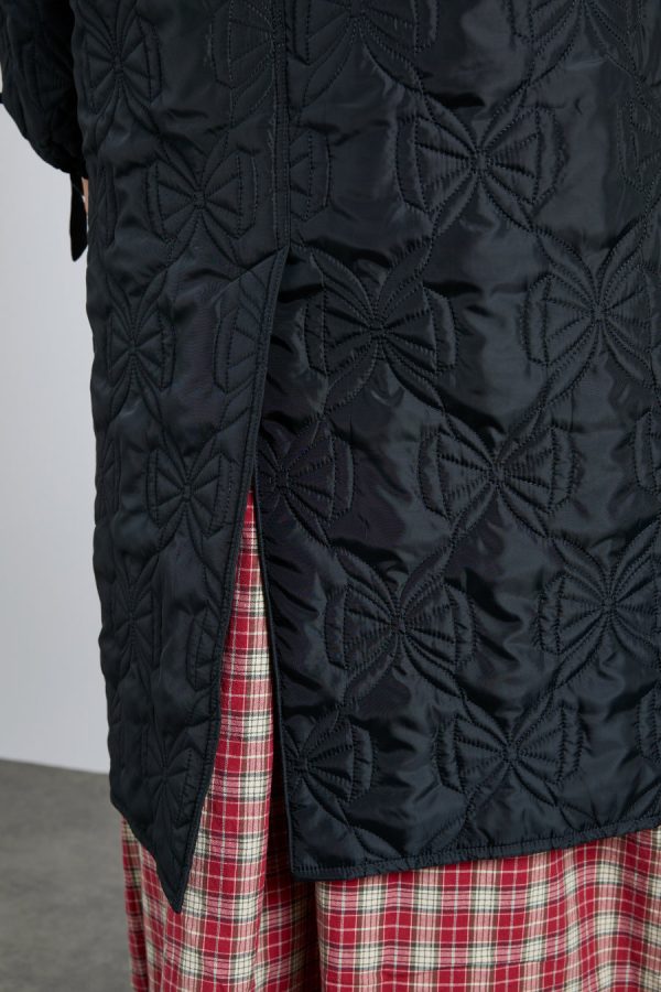 Jackets & Coats Damson Madder Women | aubrey quilted coat- black bows None - Image 3