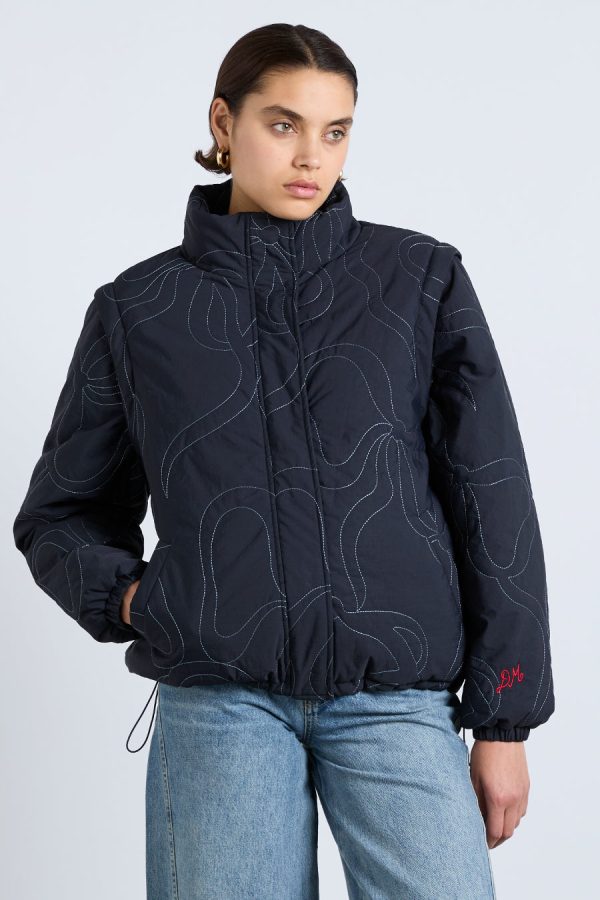 Jackets & Coats Damson Madder Women | jennifer puffer - bow stitch None