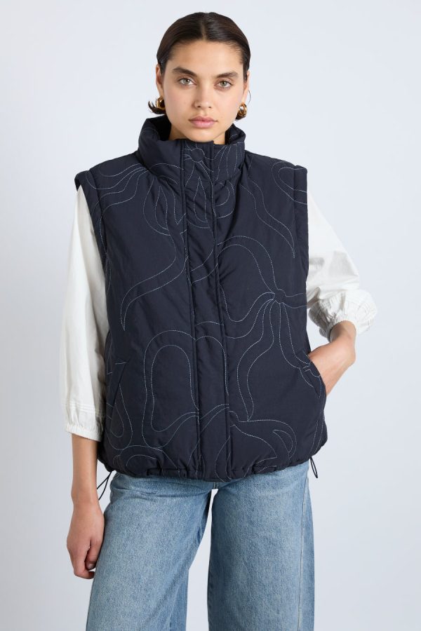 Jackets & Coats Damson Madder Women | jennifer puffer - bow stitch None - Image 5