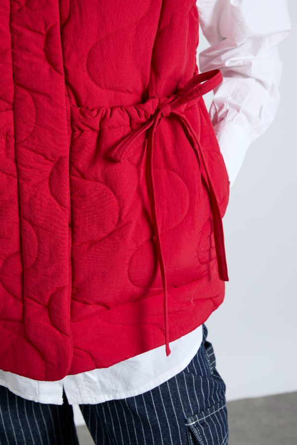 Damson Madder Jackets & Coats | Women | celeste gilet - chilli red None - Image 4