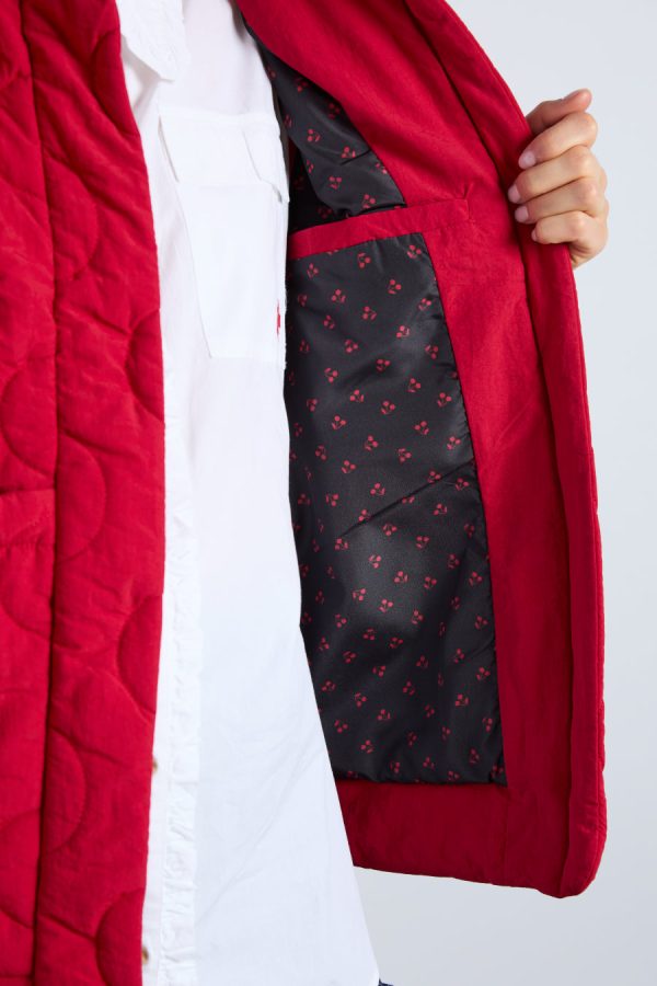 Damson Madder Jackets & Coats | Women | celeste gilet - chilli red None - Image 3