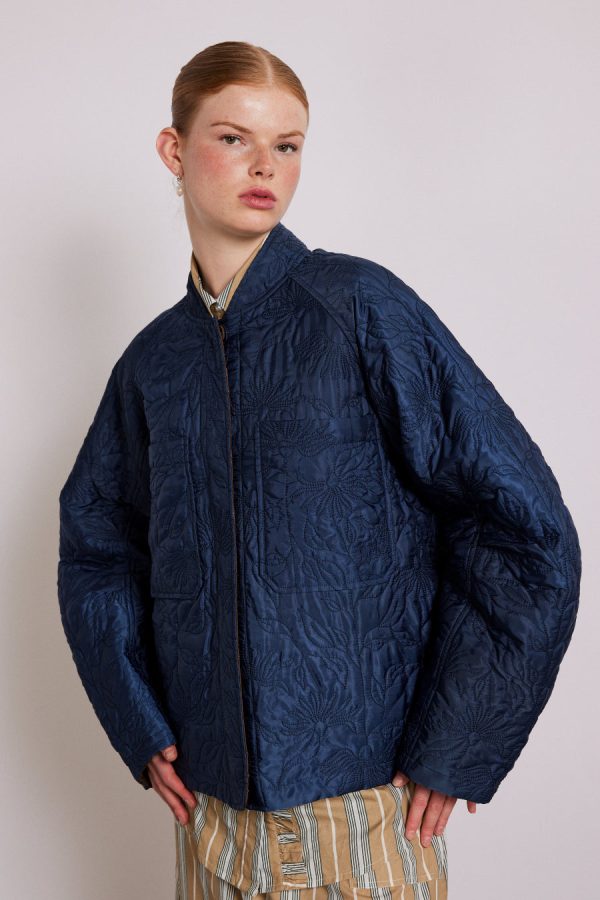 Damson Madder Jackets & Coats | Women | susie quilted reversible bomber None - Image 7