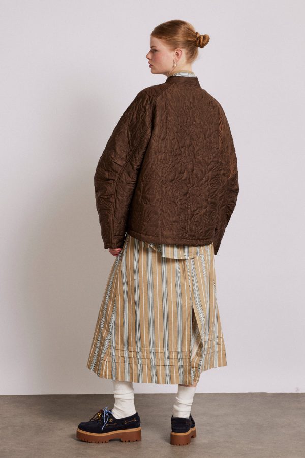 Damson Madder Jackets & Coats | Women | susie quilted reversible bomber None - Image 10