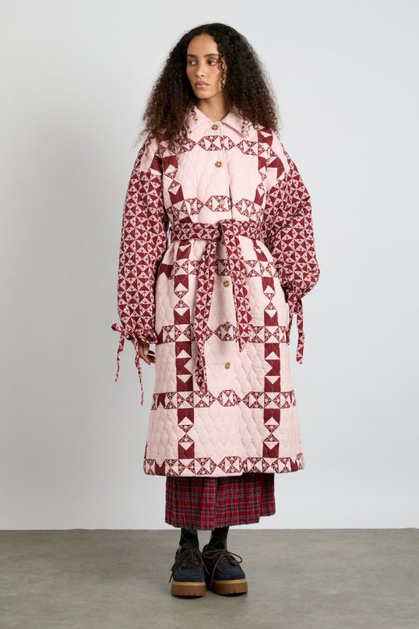 Jackets & Coats | dahlia quilted coat - patchwork None | Damson Madder Women
