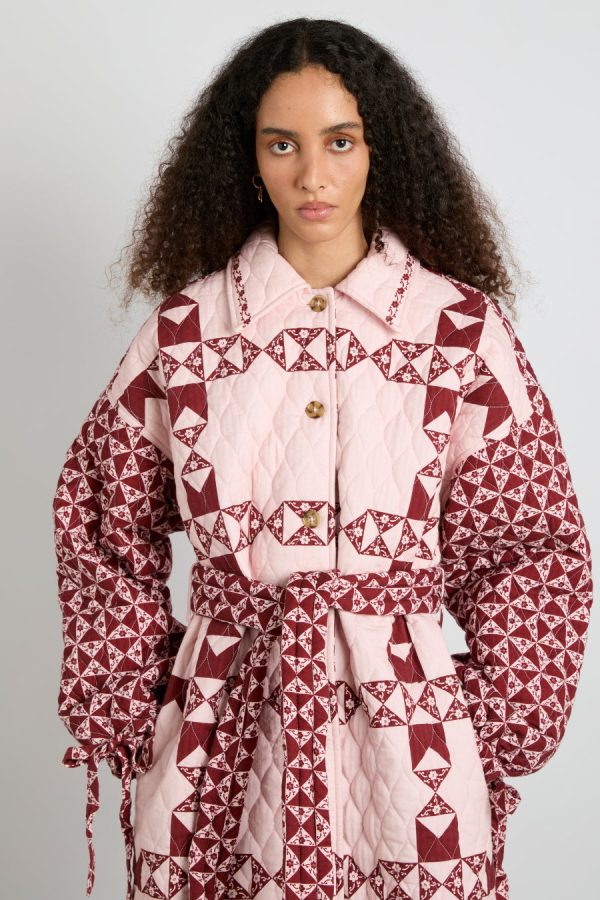 Jackets & Coats | dahlia quilted coat - patchwork None | Damson Madder Women - Image 2