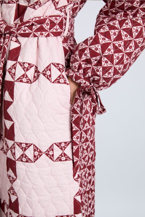 Jackets & Coats | dahlia quilted coat - patchwork None | Damson Madder Women - Image 3