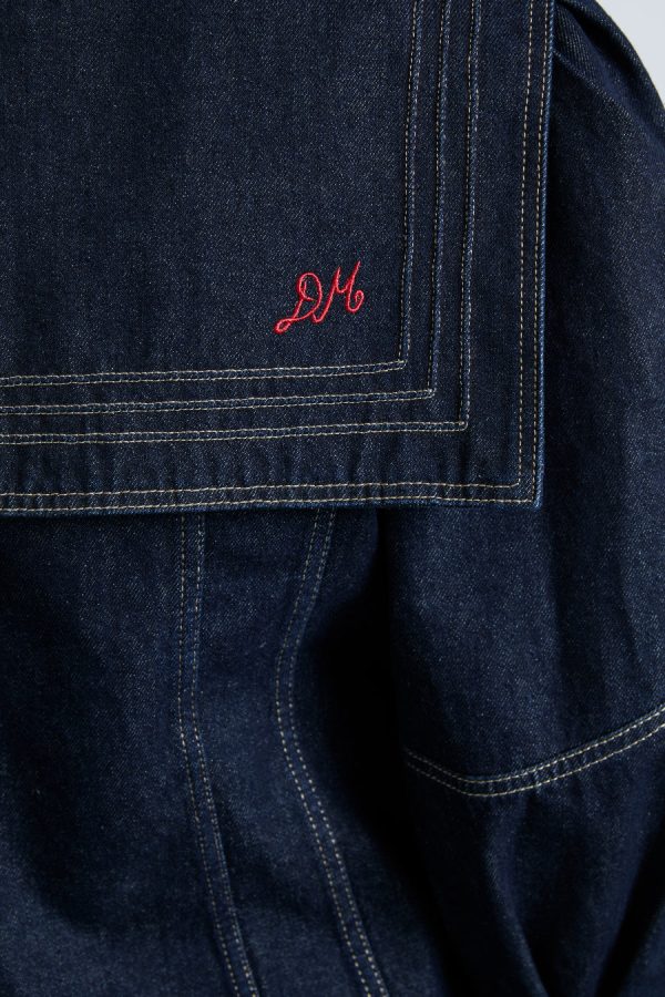 Jackets & Coats Damson Madder Women | sailor denim jacket - dark indigo None - Image 3