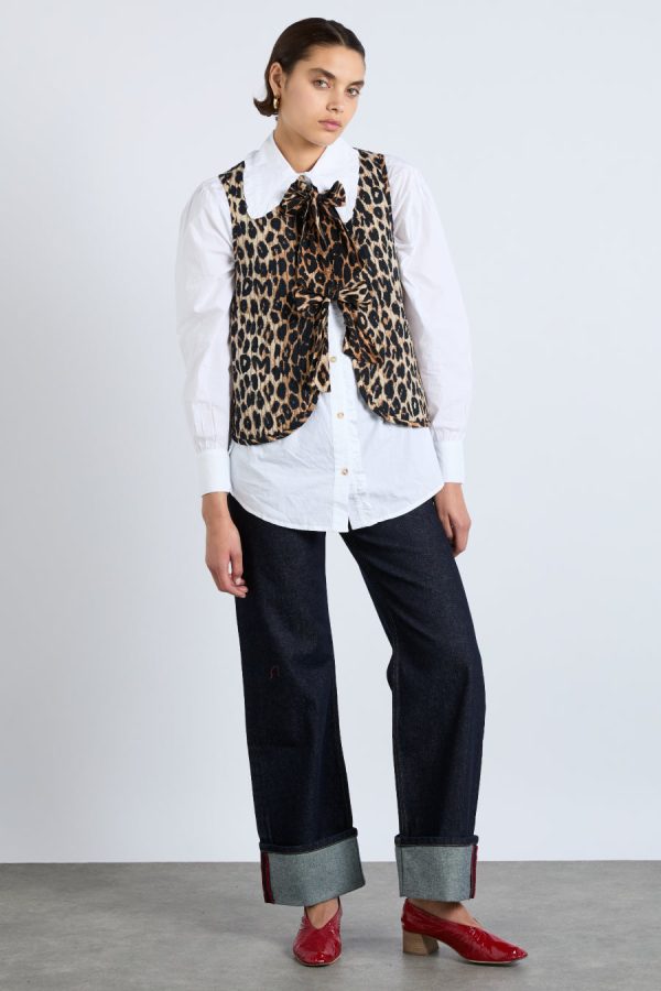 tilly gilet - leopard None | Jackets & Coats Damson Madder Women - Image 4