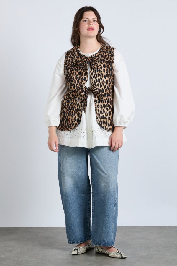 tilly gilet - leopard None | Jackets & Coats Damson Madder Women - Image 5
