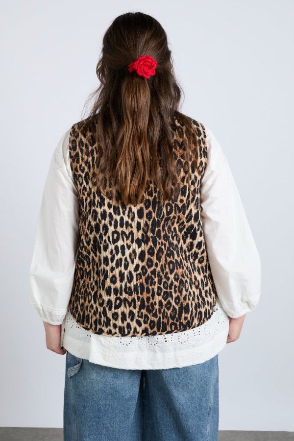 tilly gilet - leopard None | Jackets & Coats Damson Madder Women - Image 8