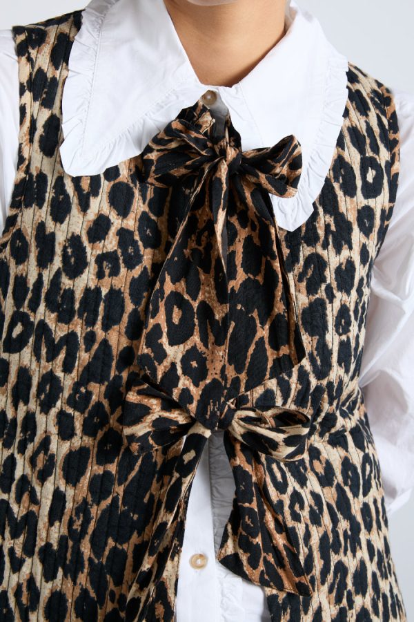 tilly gilet - leopard None | Jackets & Coats Damson Madder Women - Image 3