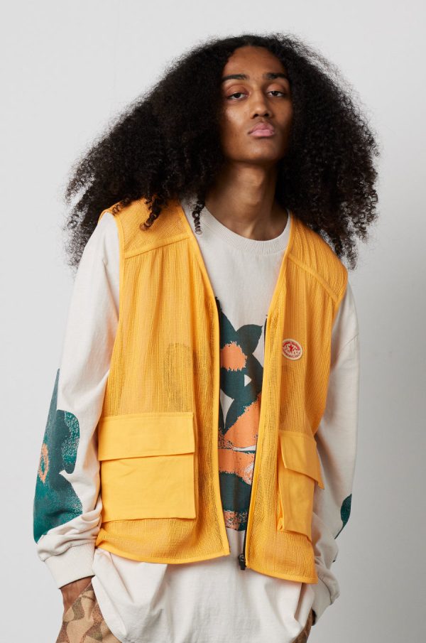 orange fisherman gilet None Women | Jackets & Coats Damson Madder - Image 9