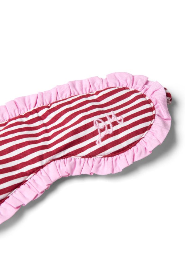 Women Nightwear | Damson Madder damson pj eye mask - red stripe None - Image 4