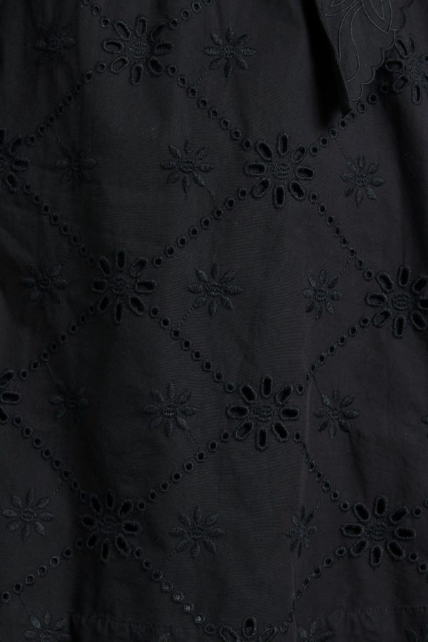 clementine embroidered collared mini dress - black None | Occasion Wear Damson Madder Women - Image 5