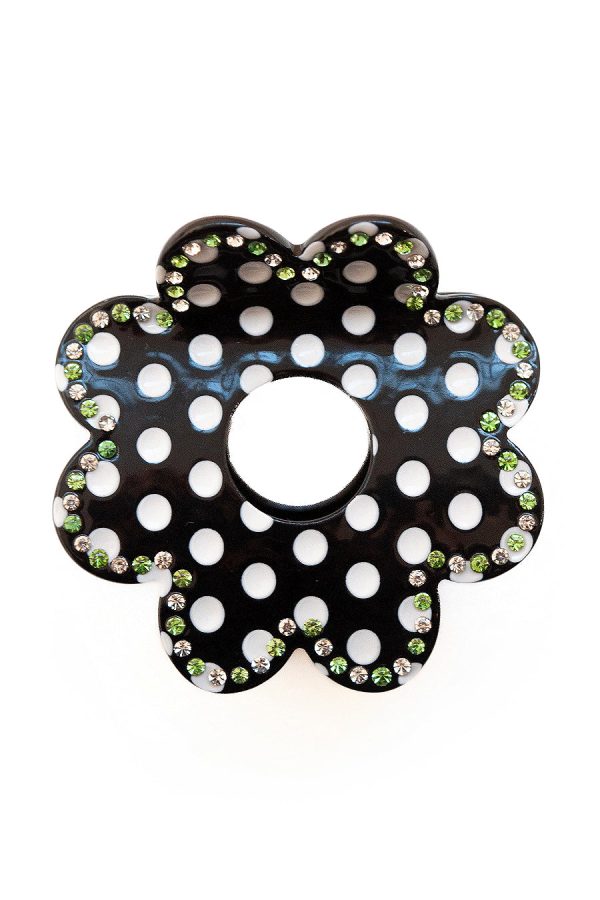 Hair Accessories Damson Madder | Women recycled daisy spot hair clip None - Image 2
