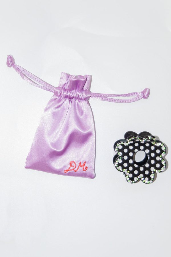 Hair Accessories Damson Madder | Women recycled daisy spot hair clip None - Image 4