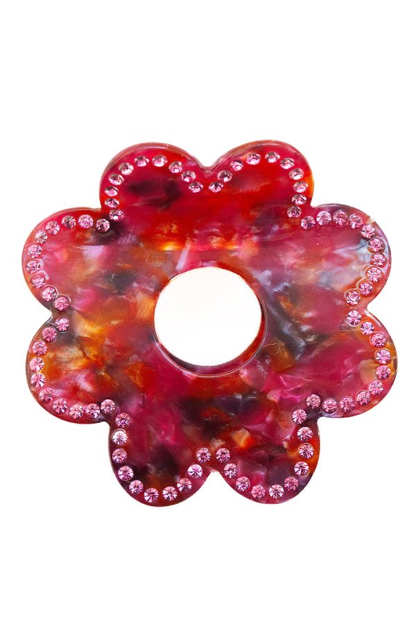 Hair Accessories Women | recycled daisy tort hair clip None Damson Madder - Image 4