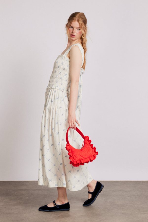 Bags | Women Damson Madder 90"s frill shoulder bag - red None - Image 4