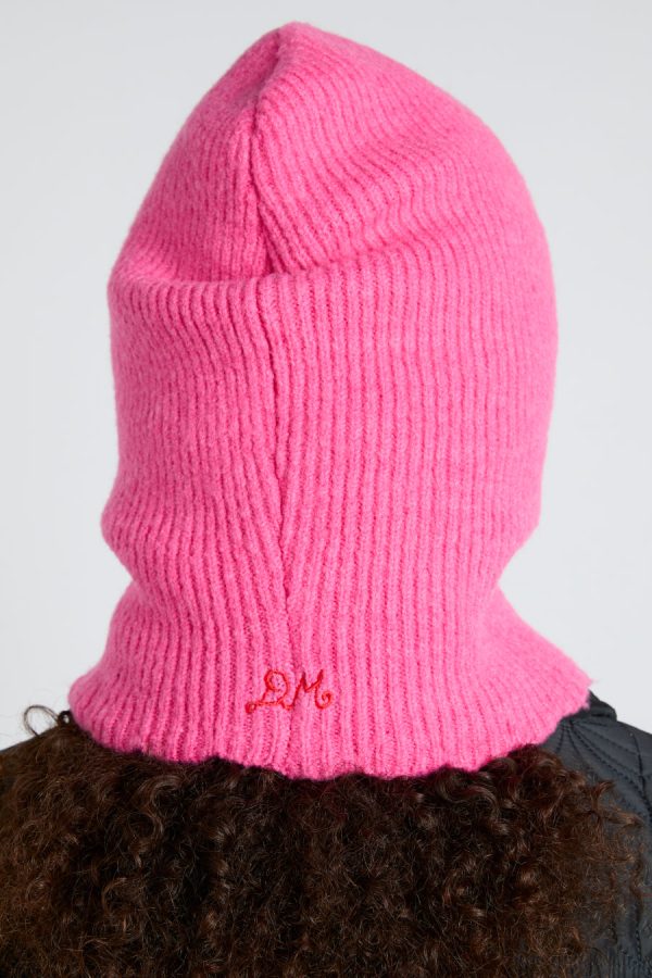 Women Hats | Damson Madder scalloped edge hood in pink None - Image 3